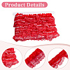 5M Double Polyester Lace Trim for Sewing Decoration OCOR-CY0001-63A-5