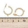 Brass Cuff Earring Findings KK-F921-08A-G-3