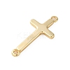 Brass Connector Charms KK-V016-24G-2