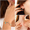 24Pcs 12 Colors Glass Rhinestone Charms STAS-TA0002-68-8