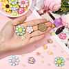 200Pcs 5 Styles Transparent Resin Cabochons CRES-SP0001-10-4