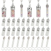 30Pcs 4 Styles Glass Bottle Pendants GLAA-YW0004-23-1