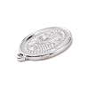 Non-Tarnish 304 Stainless Steel Pendants LS-STAS-G287-12P-3