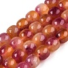 Dyed Natural White Jade Beads Strands G-T138-D09-4