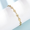 304 Stainless Steel Chain Bracelets BJEW-P376-04G-1