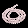 Transparent Glass Beads Strands EGLA-A034-T6mm-MD22-4