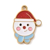 Christmas Themes 304 Stainless Steel Enamel Pendants LS-STAS-K312-04I-G-1