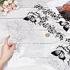 4Pcs 2 Colors PVC Cartoon Self Adhesive Car Stickers STIC-GF0001-34-3