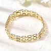 Brass Panther Chain Bracelets for Men Women BJEW-H630-01G-2