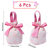 Heart Print Cloth Jewelry Drawstring Gift Bags ABAG-WH20015-11-2