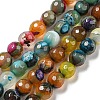 Natural Agate Beads Strands G-C082-A01-M-2