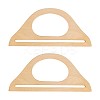 D-shape Wooden Bag Handles FIND-WH0135-77A-1