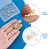 30Pcs 3 Styles Brass & 304 Stainless Steel Jump Rings FIND-ME0001-80-3