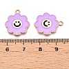 Alloy Enamel Pendants ENAM-T020-55E-3