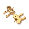 304 Stainless Steel Rhinestone Pendants RB-CBA350D-05G-B-2