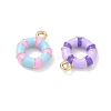 Alloy Enamel Pendants FIND-B069-08-2