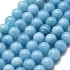Natural Malaysia Jade Beads Strands G-L645-A01-8mm-15-1