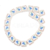 Printed Handmade Porcelain Beads PORC-G016-04C-2