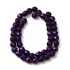 Electroplated Synthetic Magnetic Hematite Beads Strands G-I364-J01-03-2