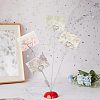 Resin Heart Base Memo Photo Holders ODIS-WH0329-26-4