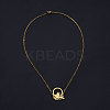 201 Stainless Steel Pendant Necklaces NJEW-S105-JN512-2-2