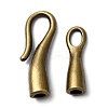 Tibetan Style Hook Clasps X-MLF11268Y-NF-1