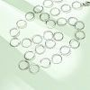 304 Stainless Steel 12MM Ring Link Chain Necklaces NJEW-P343-01C-P-2
