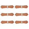 Fingerinspire 6 Sets PU Imitation Leather Sew on Toggle Buckles FIND-FG0001-83-1