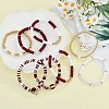1 Set Handmade Polymer Clay Heishi Beads Stretch Bracelets Set BJEW-SZ0002-67B-02-3