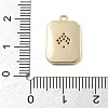 Brass Micro Pave Cubic Zirconia Pendants LS-KK-D283-30G-03-3