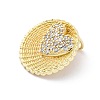 Brass Micro Pave Cubic Zirconia Pendants KK-S510-38G-02-2