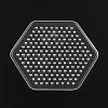 Hexagon ABC Plastic Pegboards used for 5x5mm DIY Fuse Beads DIY-Q009-12-2
