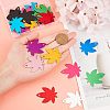30Pcs 10 Colors Aluminum Blank Pendants ALUM-FH0001-10-3
