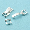 Eco-Friendly Brass Watch Band Clasps LS-KK-M225-28S-4
