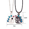 2Pcs Magnetic Matching Necklaces Set JN1025B-2