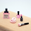 Plastic Lipstick & Perfume & Pressed Powder & Brush & Nail Polish Set Model PW-WG79323-03-1
