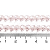 Electroplate Transparent Glass Beads Strands EGLA-A035-T6mm-A20-4
