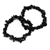 Unisex Chip Glass Beaded Stretch Bracelets BJEW-S143-59-1