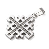 304 Stainless Steel Pendants STAS-D214-01P-2