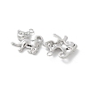 304 Stainless Steel Rhinestone Pendants STAS-Z122-47P-2