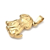 304 Stainless Steel Pendants STAS-F336-10G-02-2