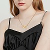 Number Pendant Necklace & Open Cuff Ring JX196A-7