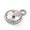 Alloy Rhinestone Pendants PALLOY-R162-15P-02-2