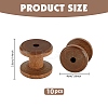 Wooden Bobbins FIND-WH0366-044-2