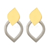 304 Stainless Steel Teardrop Stud Earrings EJEW-C118-01D-1