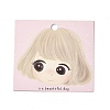 100Pcs Paper Hair Ties Display Cards LS-CDIS-C003-02-1