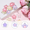 15Pcs Translucent Resin Pendants RESI-YW0004-55-2