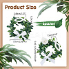 PVC Candle Wreath AJEW-NB00003-2