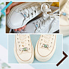 Alloy & Resin Shoelace Charms FIND-CP0002-94B-4