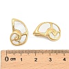 Natural White Shell Pendants STAS-D384-03G-3